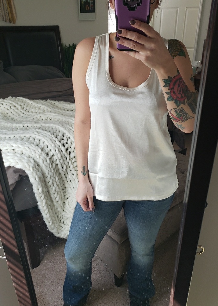 NWT Banana Republic sheen tank top